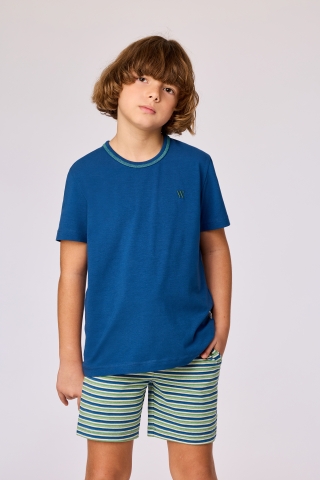 Woody, jongenspyjama, donkerblauw