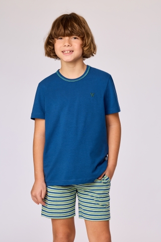 Woody, jongenspyjama, donkerblauw