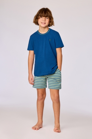 Woody, jongenspyjama, donkerblauw