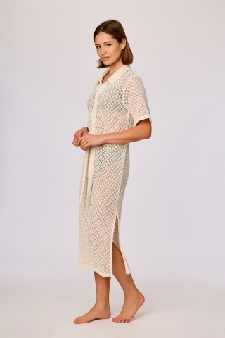 LordsxLilies, kanten tuniek, beige