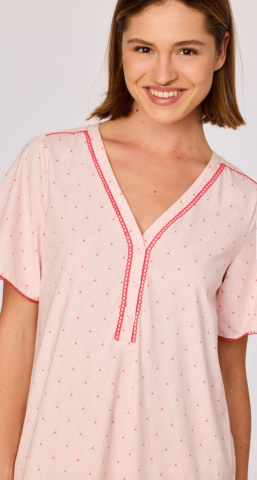 Woody, slaapkleed schelpjes roos