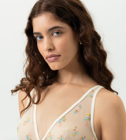 Mey, bralette, almond milk