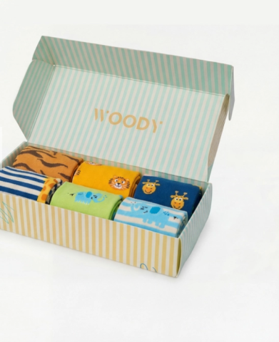 Sokken, assortiment, Woody