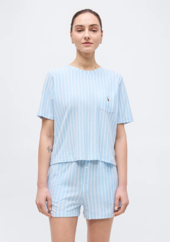 Ralph Lauren, Pyjama, short, blauw