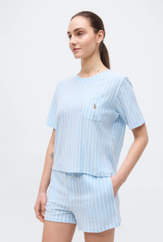 Ralph Lauren, Pyjama, short, blauw