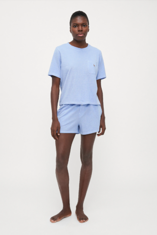 Ralph Lauren, Pyjama, short, blauw