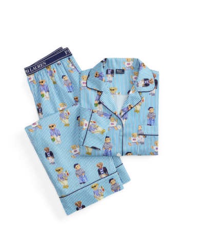 Ralph Lauren, damespyjama, beer, blauw