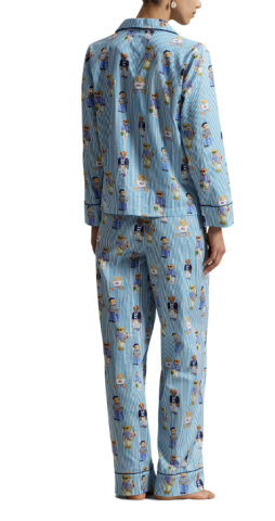 Ralph Lauren, damespyjama, beer, blauw