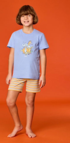 Woody, jongenspyjama, lichtblauw