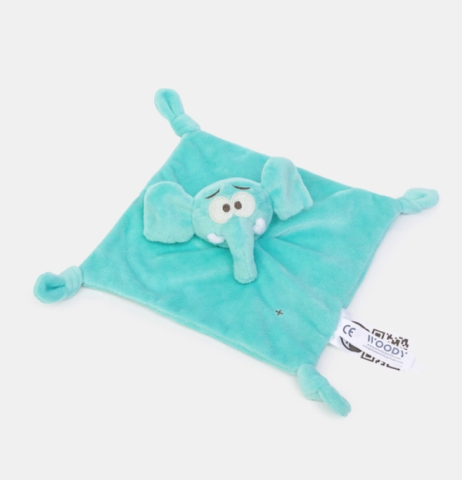 Woody, knuffeldoekje, olifant