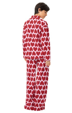 Mey, pyjama, doorknoop, hartjes