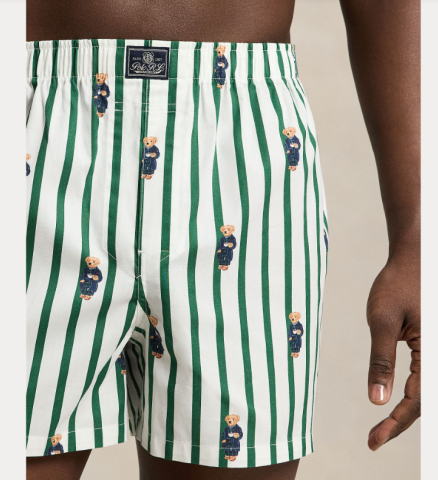 ralph lauren, losse boxers, groen