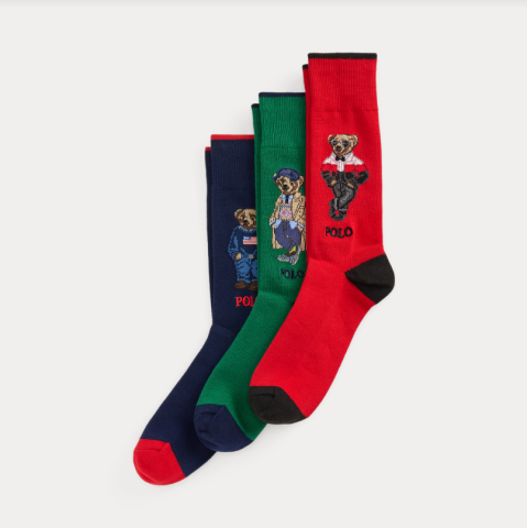 Ralph Lauren, Sokken 3- pack, polobear