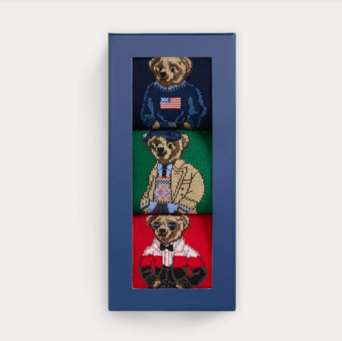 Ralph Lauren, Sokken 3- pack, polobear