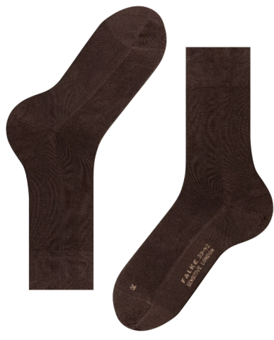 Falke, Herensok katoen, london, brown