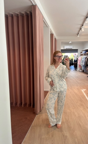 Ralph Lauren, damespyjama, bloemenprint