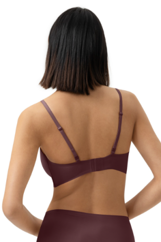 Mey, invisibles, bralette, hot maroon