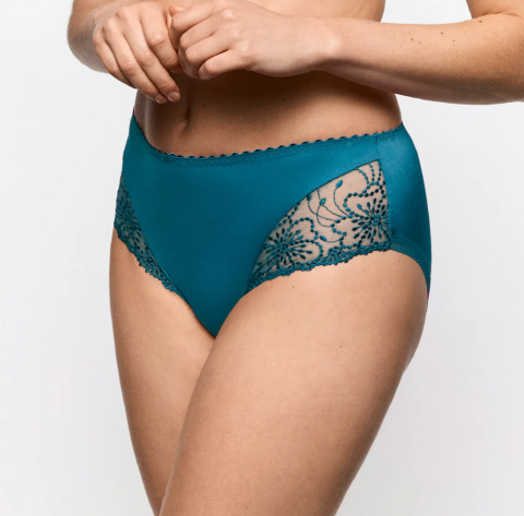 Mario Jo, tailleslip Jane, peacock