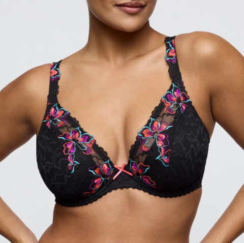 Prima Donna, plunge bh, myara, floral