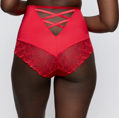 Prima Donna, hoge slip, solisse, rood