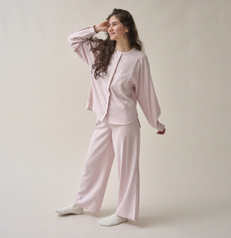 Dorélit, pyjama, pauline, rose flannel