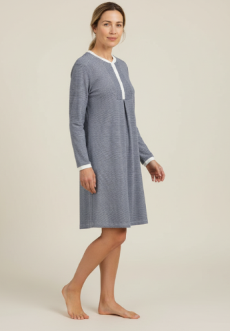 Ringella, Slaapkleed, blauw gestreept