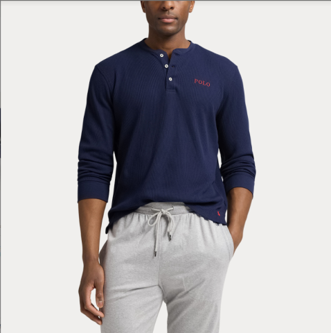Ralph Lauren, pyjama shirt, lange mouwen