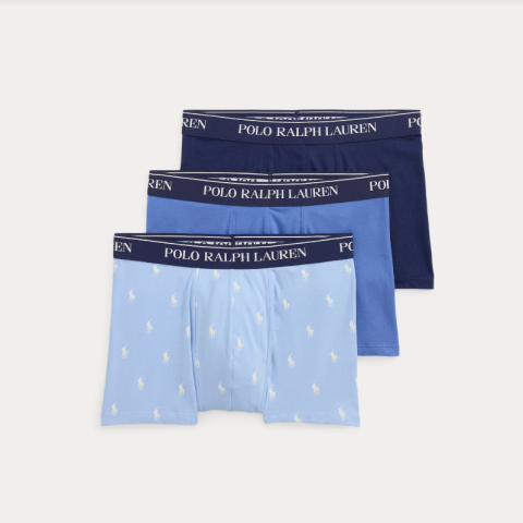 Ralph Lauren, Boxers, 3-pack, blauw