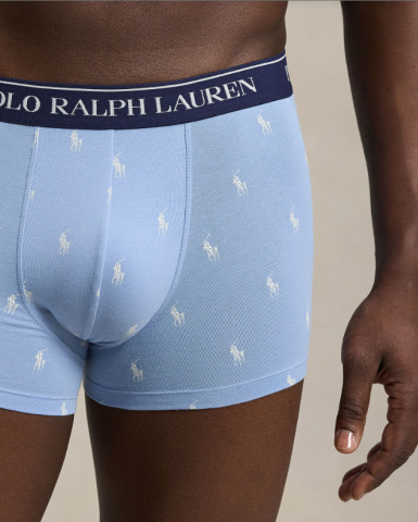 Ralph Lauren, Boxers, 3-pack, blauw