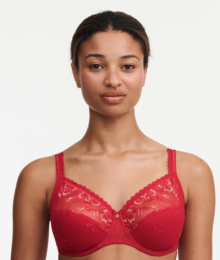Chantelle, 3-delige beugelbh, every curve, rood