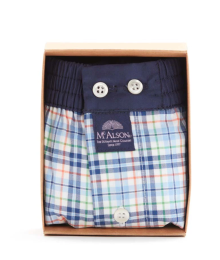 McAlson, Boxers, Checkered multicolour blue