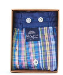 McAlson Boxer, checkered pastel