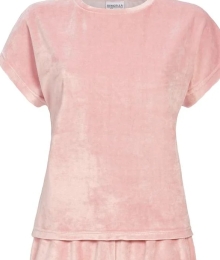 ringella damespyjama, roze, badstof