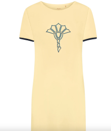 Joop, slaapkleed met logo, geel