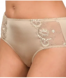 Conturelle, Damesslip, high waist, provence, taupe