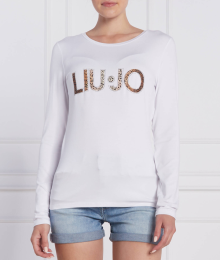 Liu Jo, T-shirt lange mouwen, wit