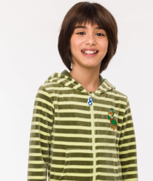 Woody, Onesie, groen gestreept