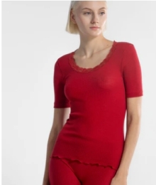 Oscalito, Hemdje, Wol/zijde, Rood