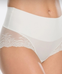 Spanx, Dameshipster met kant, ivoor