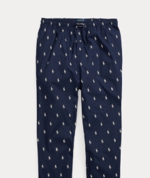 SIGNATURE PONY COTTON PAJAMA PANT
