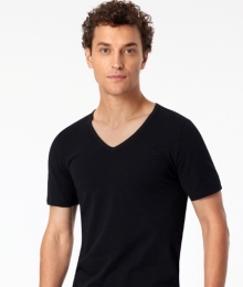 HerenT-shirt met V-hals duopack
