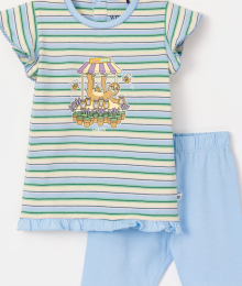 Woody, babypyjama, luiaard, gestreep