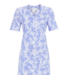 Ringella, slaapkleed, blauw, koraalprint
