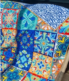 Soobluu, reishanddoek 100x160, porto