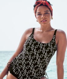 Anita, tankini, Yara, zwart/wit
