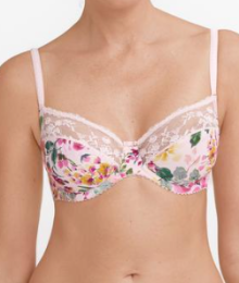Conturelle, Beugelbh, roze gebloemd