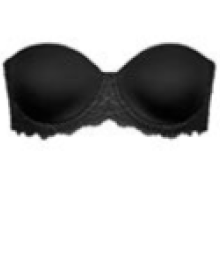 Simone Pérèle, strapless bh, zwart