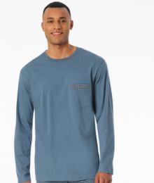 Schiesser, pyjama, blauw