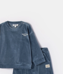 Woody, babypyjama, jongens, jeansblauw