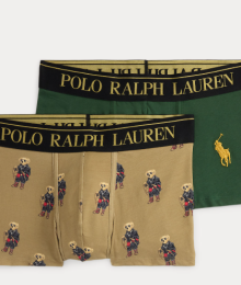 Ralph Lauren, boxers, 2pack, beer, kaki